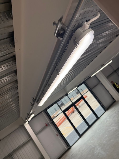 Cable tray containment &mdash; commercial electrical installation Chester