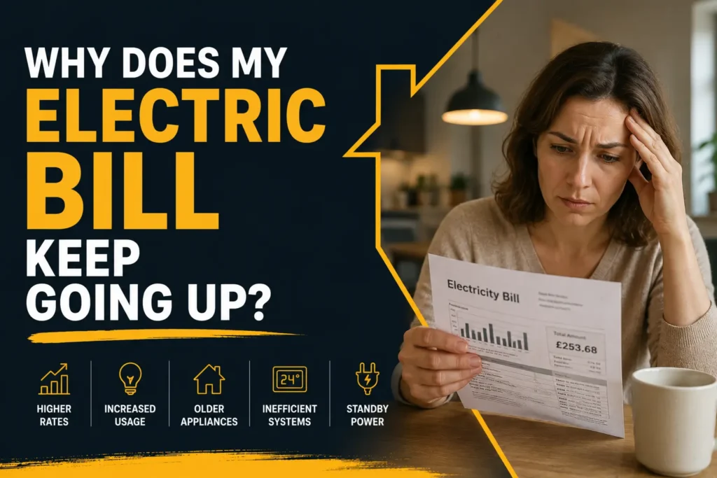 Why Does My Electricity Bill Keep Going Up