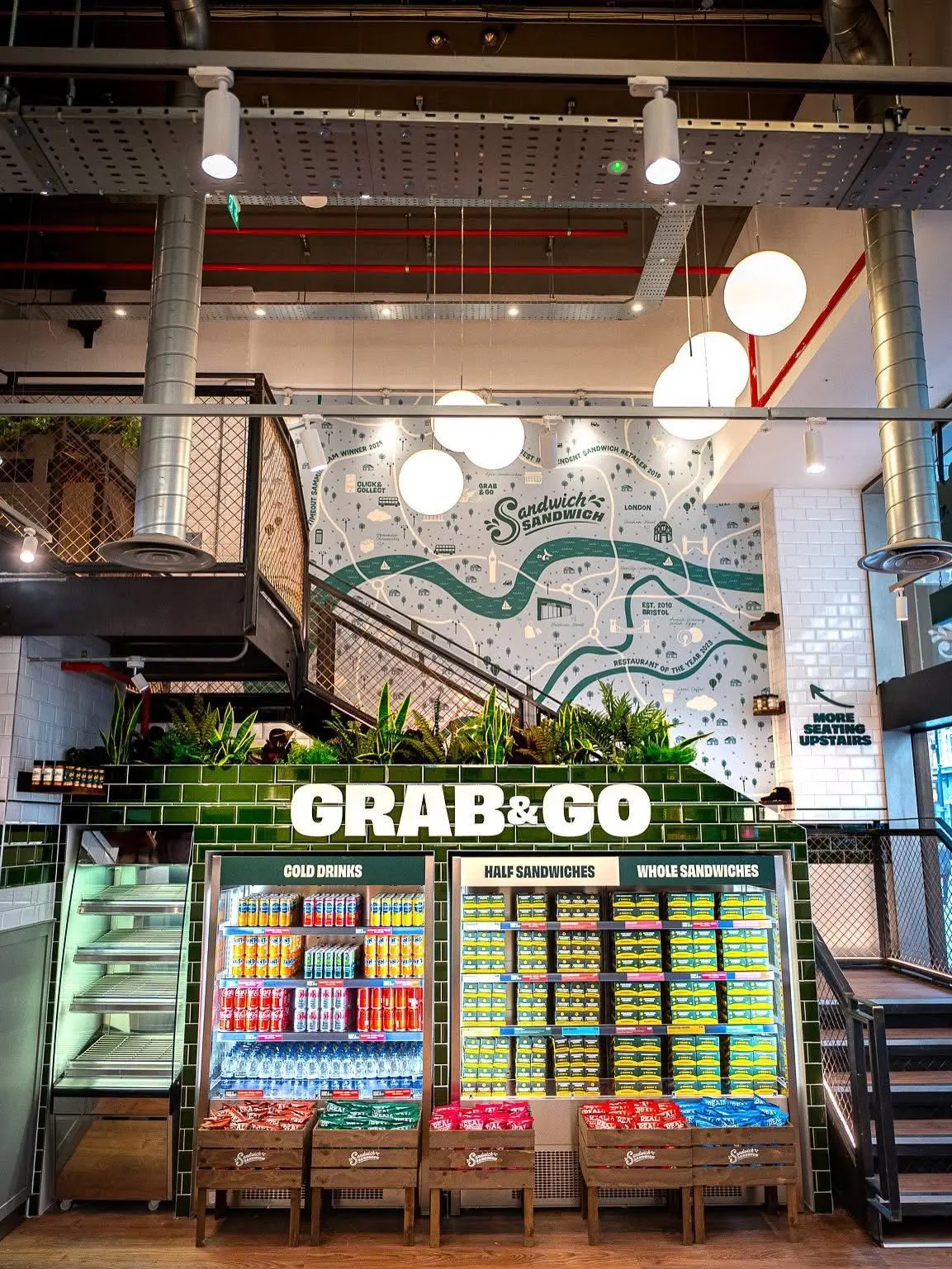 Sandwich Sandwich Grab and Go retail electrical installation London