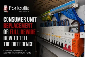 Consumer Unit Replacement or Full Rewire – How to Tell the Difference